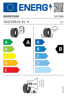 205 / 55 R 16 91 H - GOODYEAR