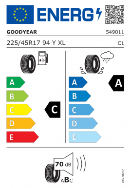 225 / 45 R 17 94 Y XL - GOODYEAR